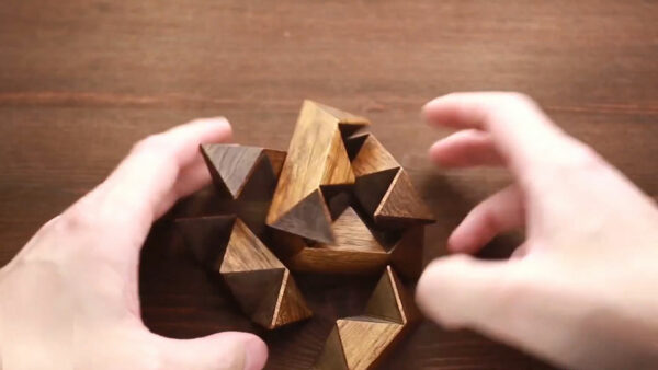 Handcrafted Wooden Puzzles With Box