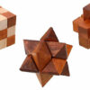 Handcrafted Wooden Puzzles With Box