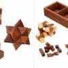 Handcrafted Wooden Puzzles With Box
